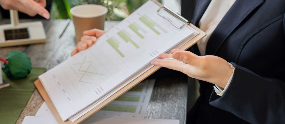 A Businesswoman Reviewing Sustainability Reports 2026 01 09 11 14 22 Utc