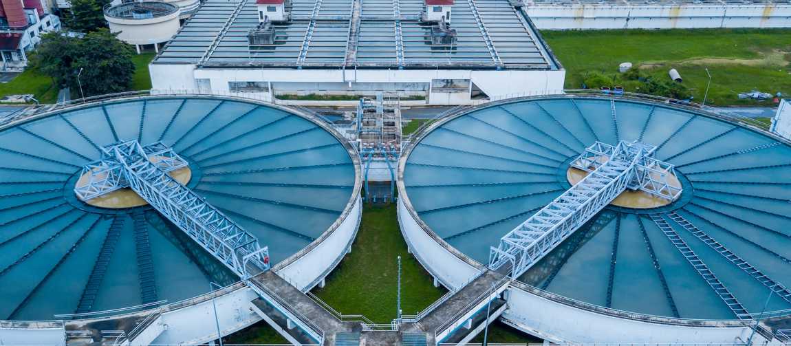 Aerial View Of Sewage Water Treatment Plant Purif 2025 01 10 03 23 44 Utc
