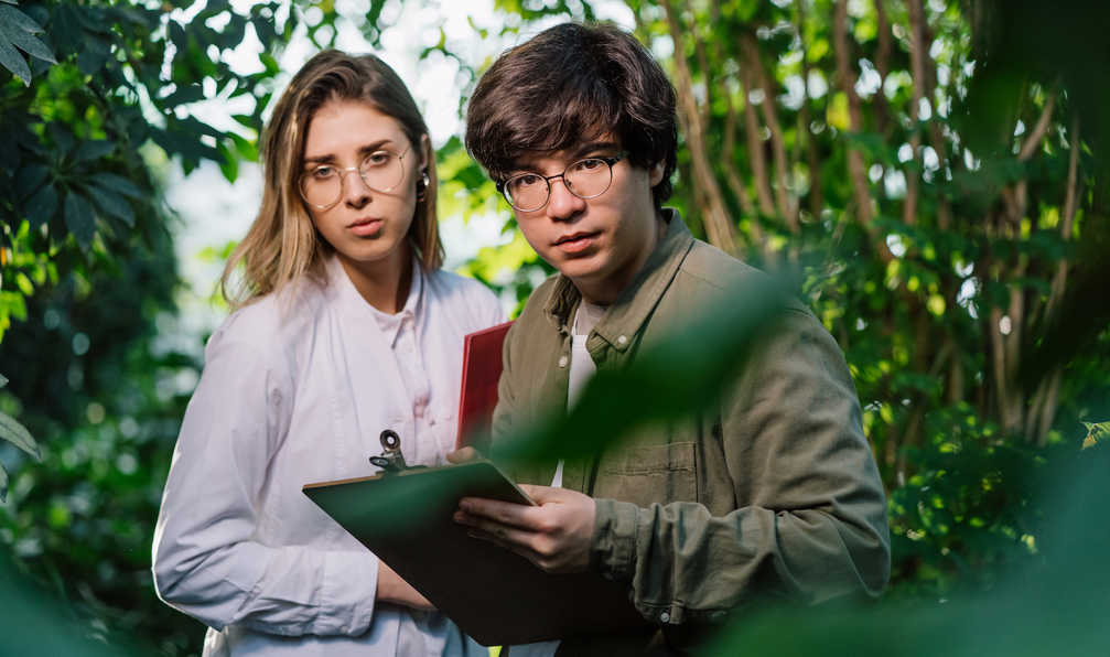 Young Agricultural Engineers Working In Greenhouse 2026 01 05 23 20 08 Utc